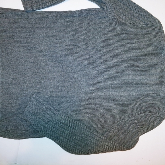 Ann Trinity One Button Gray Cotton Sweater S - Picture 4 of 4